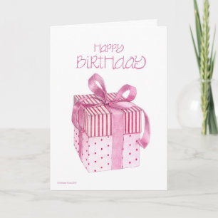 Carte cadeau rose