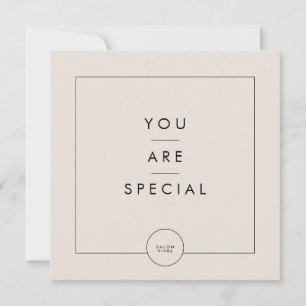 Carte cadeau Salon Ligne minimaliste moderne