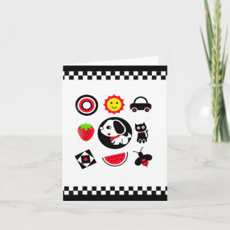 Carte Cadeau sensoriel bébé pour nouvelle maman papa par