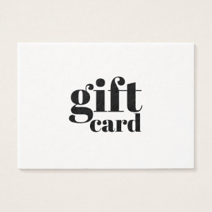 carte cadeau simple