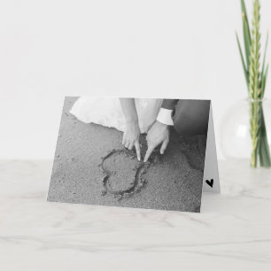 Carte cadeau Wedding shower moderne chic BW Lifest