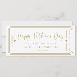 Carte cadeau White Happy Fête des pères