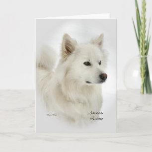 Carte Cadeaux américains d'art de chien esquimau