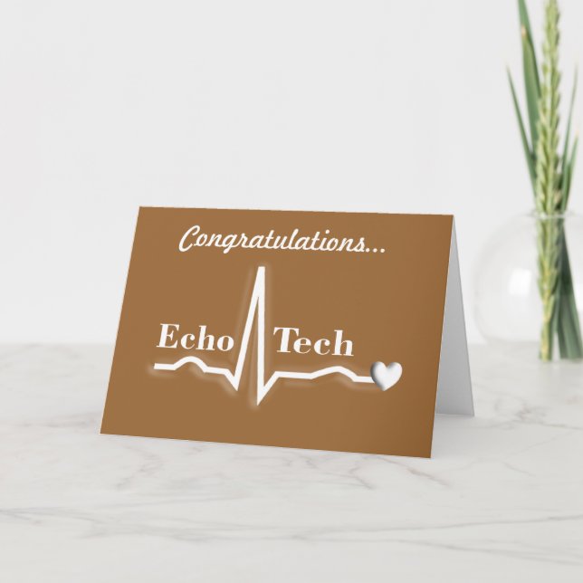 Carte Cadeaux cardiaques de technologie d'écho (Devant)