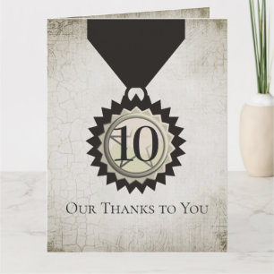 Carte Cadeaux d'anniversaire des employés de pierre d'âg