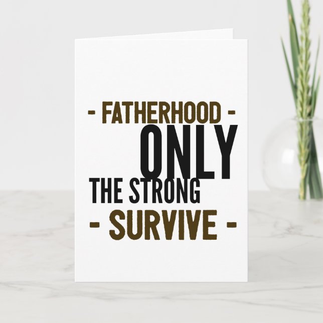 Carte Cadeaux d'anniversaire drôles de papa (Devant)