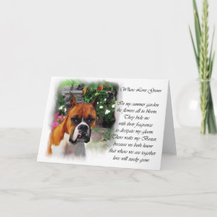 Carte Cadeaux d'art de chien de boxer