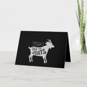 Carte Cadeaux de chèvre pour amateurs de chèvre drôles