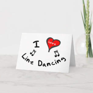 Carte Cadeaux de danse en ligne - I Heart Line Dancing