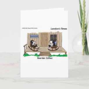 Carte Cadeaux de dessins animés décalés drôles de Border