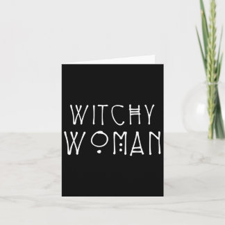 Carte Cadeaux de femme sorcière sorcière wiccan et païen