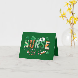 Carte Cadeaux de la journée de la vie d'infirmière Saint