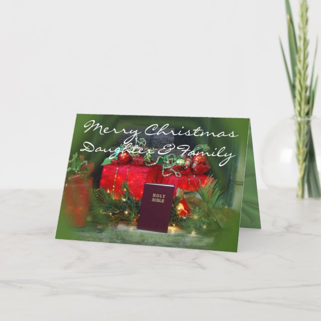 Carte Cadeaux de Noël-D- personnalisation (Devant)