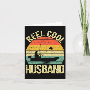 Carte Cadeaux de pêche pour mari super cool pour la fête