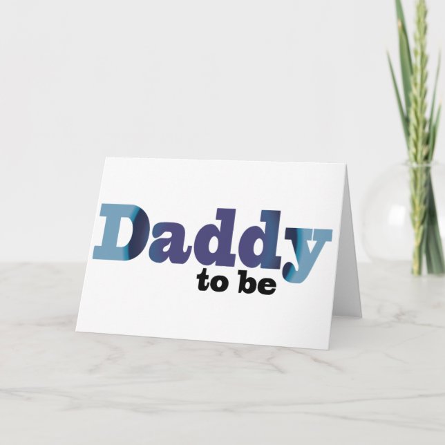 Carte cadeaux de père à être (Devant)