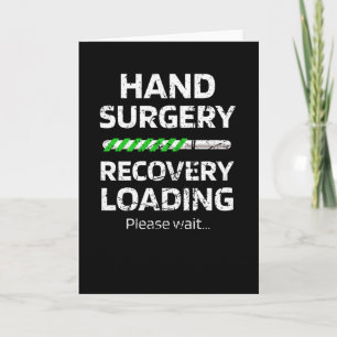 Carte Cadeaux de récupération de chirurgie à la main   C