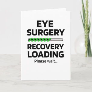 Carte Cadeaux de récupération de chirurgie oculaire Glau