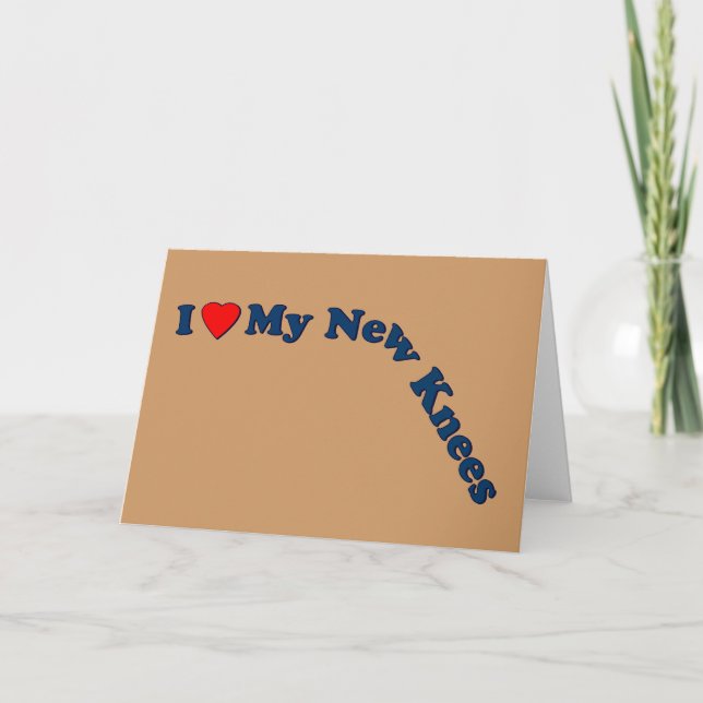 Carte Cadeaux de remplacement de genou double | Bien se  (Devant)
