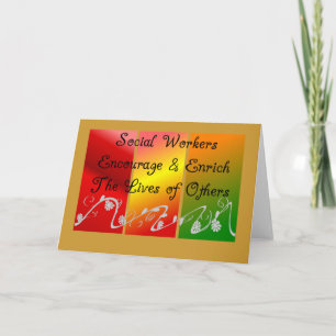 Carte Cadeaux de travailleurs sociaux