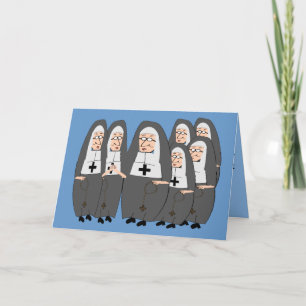 Carte Cadeaux drôles de "Nonnes grasses" pour toutes occ