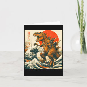 Carte Cadeaux drôles de T.rex pour Trexzilla Trex Art ja