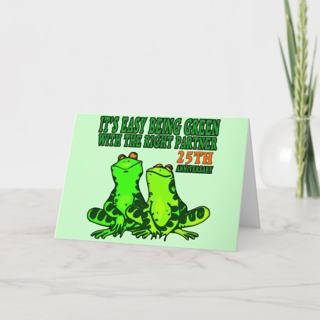 Carte Cadeaux du 25e anniversaire du Mariage (Devant)