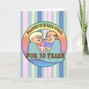 Carte Cadeaux du 30e anniversaire du Mariage