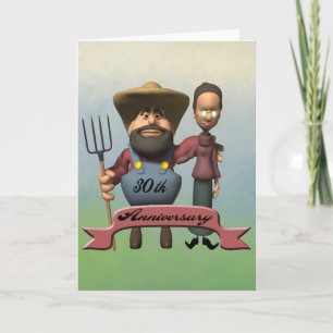 Carte Cadeaux du 30e anniversaire du Mariage