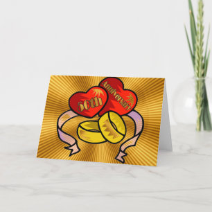Carte Cadeaux du 50e anniversaire du Mariage