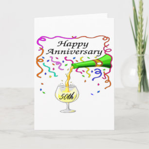 Carte Cadeaux du 50e anniversaire du Mariage