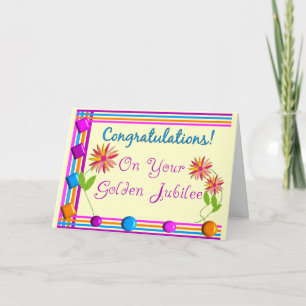 Carte Cadeaux du jubilé d'or des soeurs