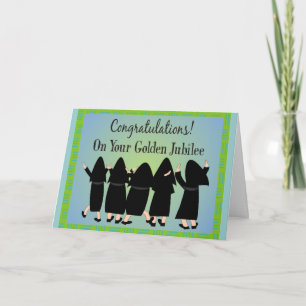 Carte Cadeaux du jubilé d'or des soeurs