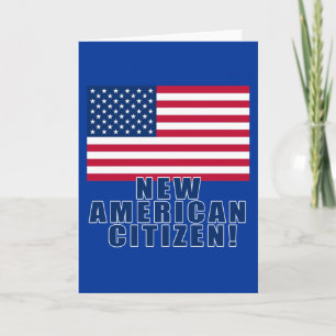 Carte Cadeaux et tee-shirts des nouveaux citoyens améric