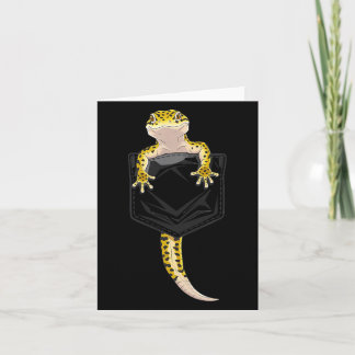 Carte Cadeaux Poc Lézard Léopard Gecko Reptile Mignon Ho