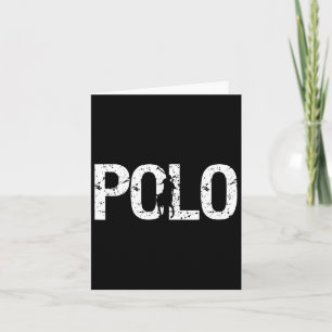 Carte Cadeaux Polo Cheval vintages Pour Joueurs Polo Hor