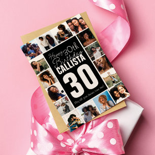 Carte Cadre de Collage Photo Amis de la Famille Bon Anni