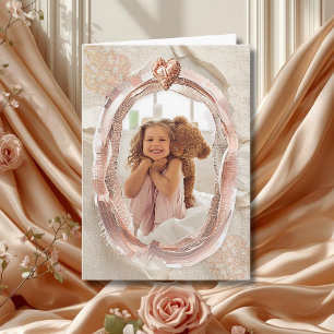 Carte Cadre photo Blush Heirloom Heart Amour