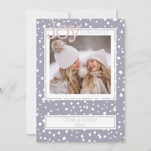 Carte Cadre photo Dusty Lilac (Devant)