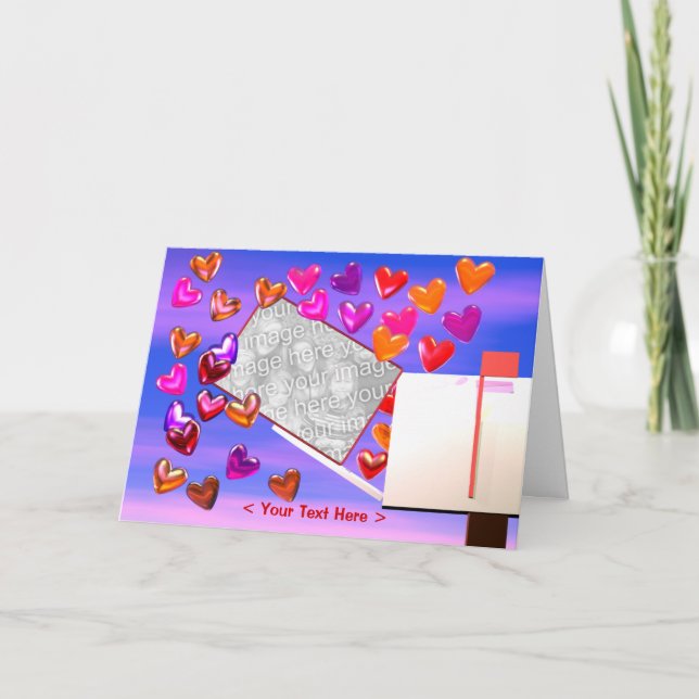 Carte Cadre photo Heart Mail (Devant)