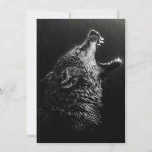 Carte Cadre Prêt Au Loup   Wolf Bébé aime