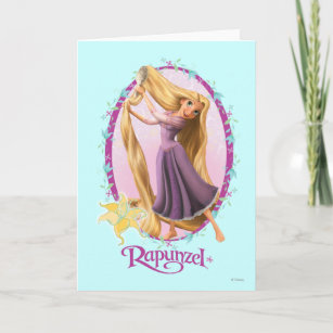 Carte Cadre Rapunzel