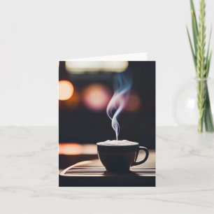 Carte Café à vapeur - Vide à l'intérieur