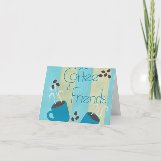 Carte Café et amis (Devant)
