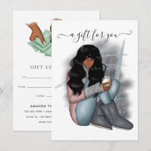 Carte Café Girl