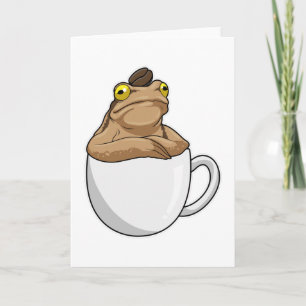 Carte Café Grenouille Grain de café