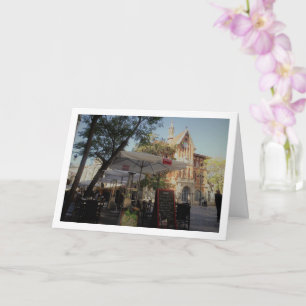 Carte Café valencien, Valence City, Espagne