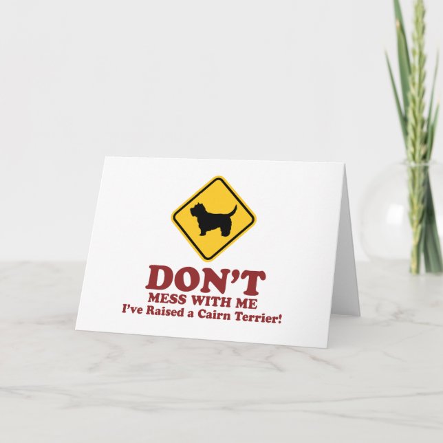 Carte Cairn Terrier (Devant)
