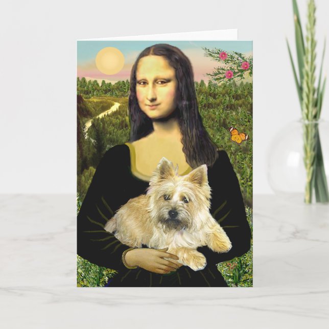 Carte Cairn Terrier 23 - Mona Lisa (Devant)