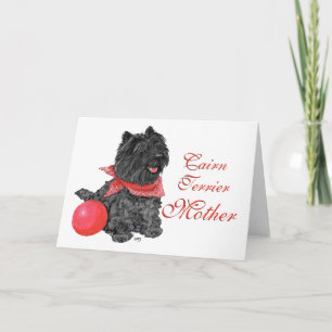 Carte Cairn Terrier Fête des mères