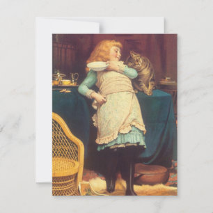 Carte Cajolerie mieux que taquinerie Charles Burton Barb